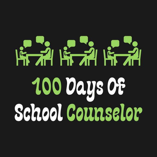 100 Days Of School Counselor by Teeport