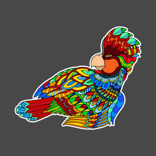 Zentangle parrot T-Shirt