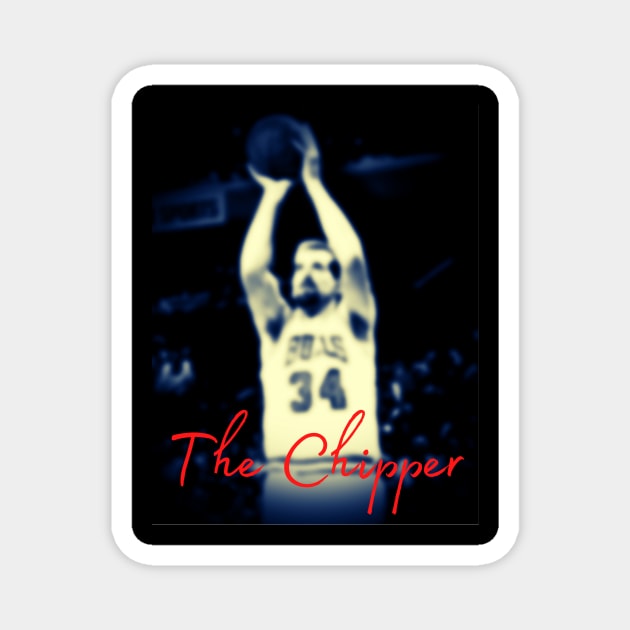 Chicago Bulls Bill Wennington 'The Chipper' Magnet by Abide the Flow