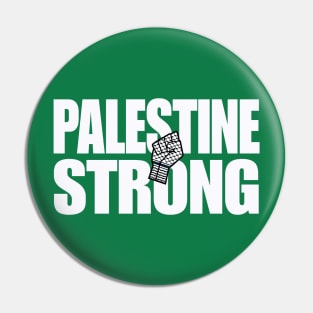Palestine Strong - Keffiyeh Fist - Back Pin