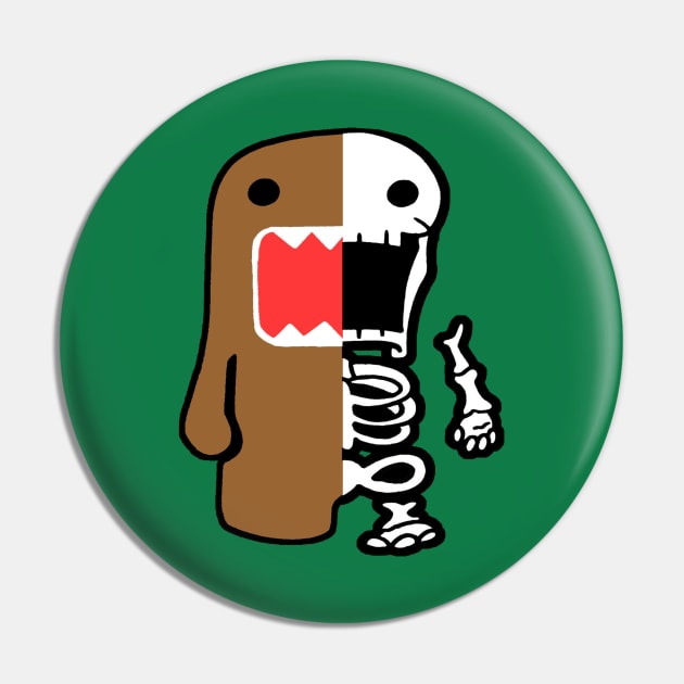 Domo Skeleton Pin by AwesomeKat