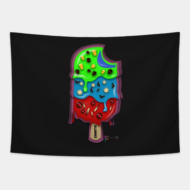 Just Wright Cornetto Bar Tapestry by G9Design