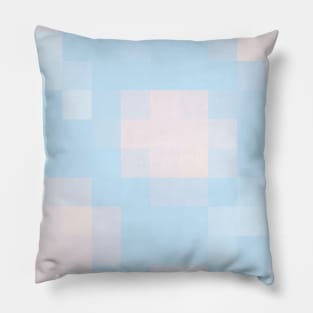 Mosaic of Cute Pastel Coloured Leafs Pillow