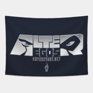 Alter-Egos Series Logo (Dark) Tapestry