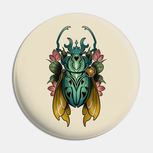 scarab beetle Pin