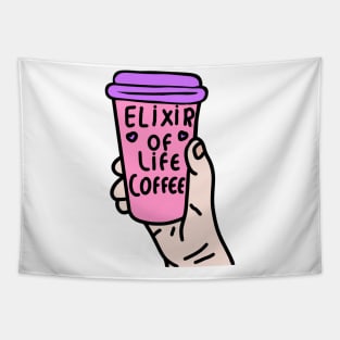 Elixir Of Life Coffee Tapestry