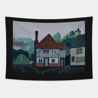 Norfolk Old Building Tudor Painting Tapestry