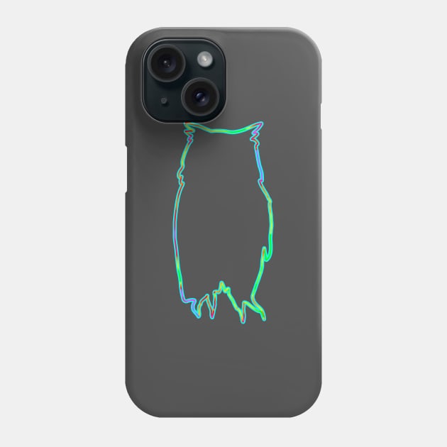 Neon owl Phone Case by Gavlart