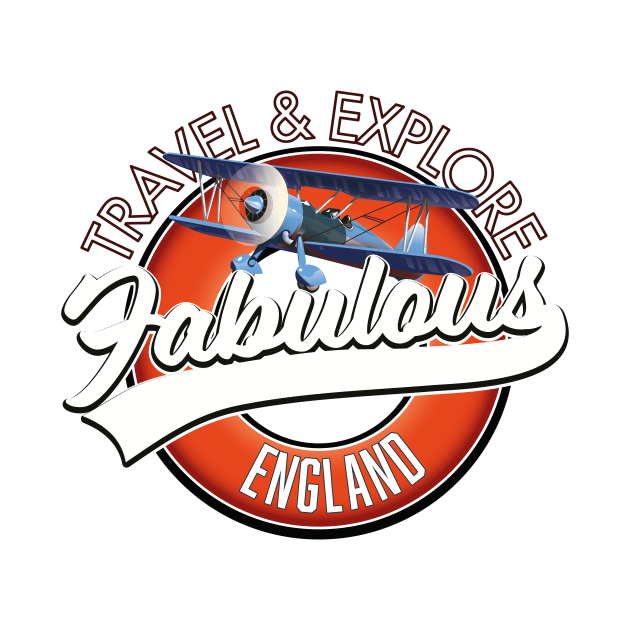 Travel explore fabulous England logo by nickemporium1