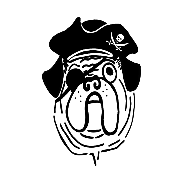 Pirate Pug by imphavok