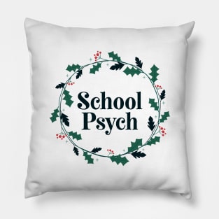 School Psychologist Christmas Shirt Pillow