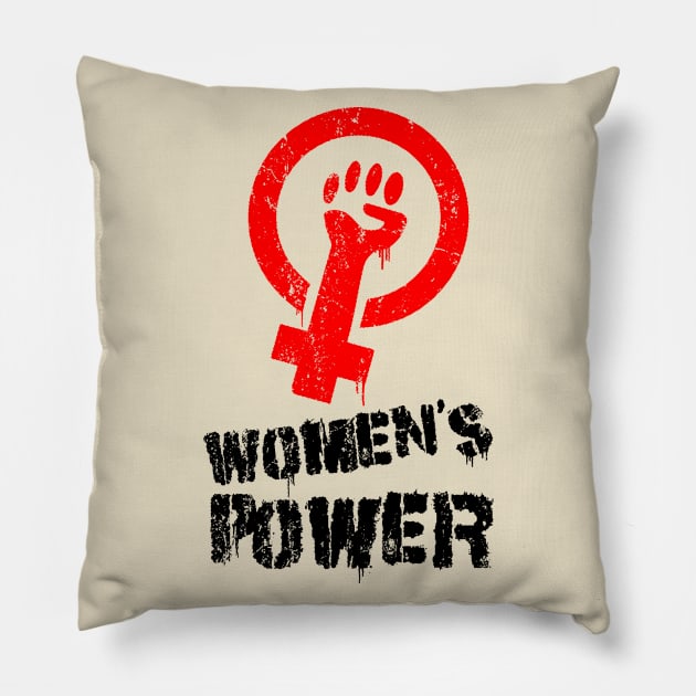 Women's power Pillow by lallama