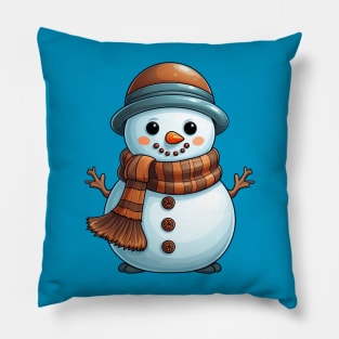 Cute Snowman Pillow