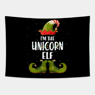 Im The Unicorn Elf Christmas Tapestry