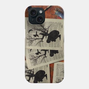 in silence hand made prints Phone Case