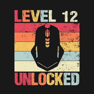 Level 12 Unlocked - 12th Birthday T-Shirt