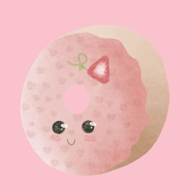 Pink Doughnut sticker by Mydrawingsz