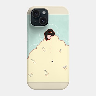 In the clouds Phone Case