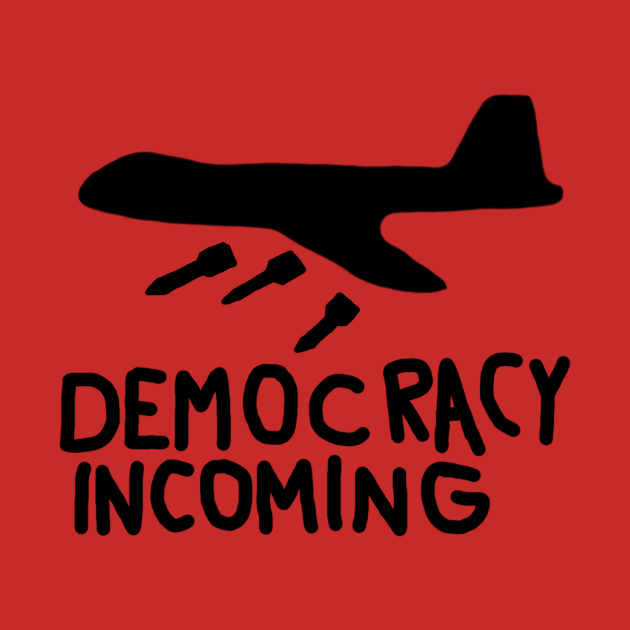 Democracy Incoming (Black) by Graograman