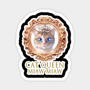 Cat Queen Magnet