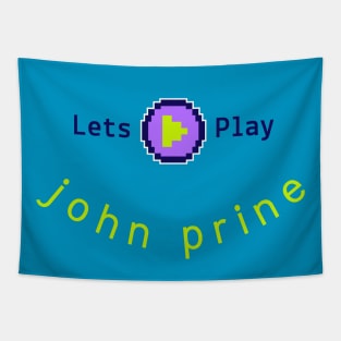 john prine pixel art Tapestry