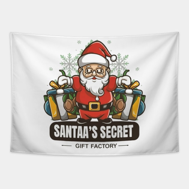Gift Factory Delight,christmas,gift Tapestry by designe stor 