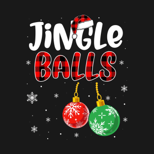 Jingle Balls Christmas Funny Matching Couple Chestnuts Xmas T-Shirt
