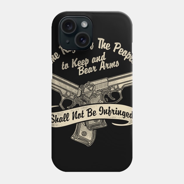 Gun Rights T Shirt Phone Case by Kibria1991