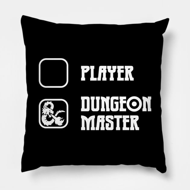 Player or DM Pillow by OfficialTeeDreams