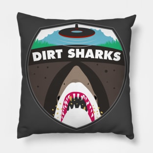Dirt Sharks Logo - Detectorists - DMDC Pillow