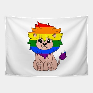 Rainbow Lion Tapestry