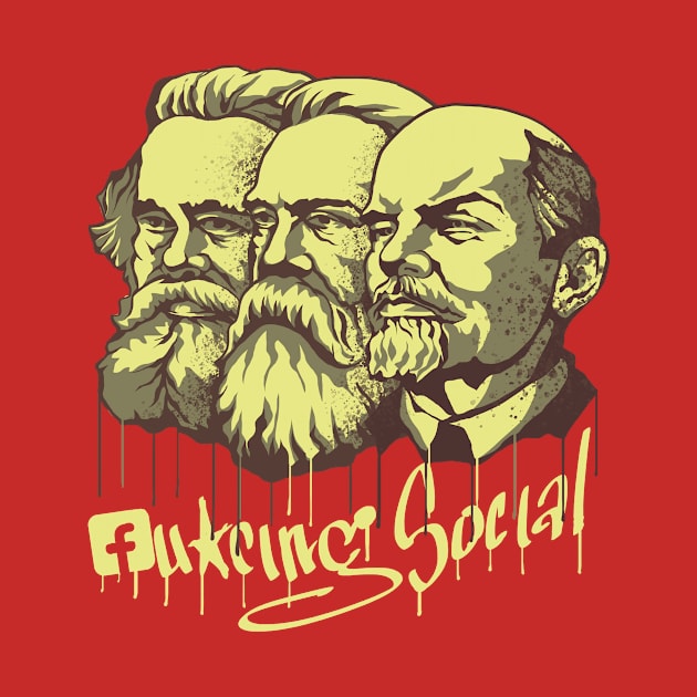 Marx Engels Lenin by Mko_Shekhyan