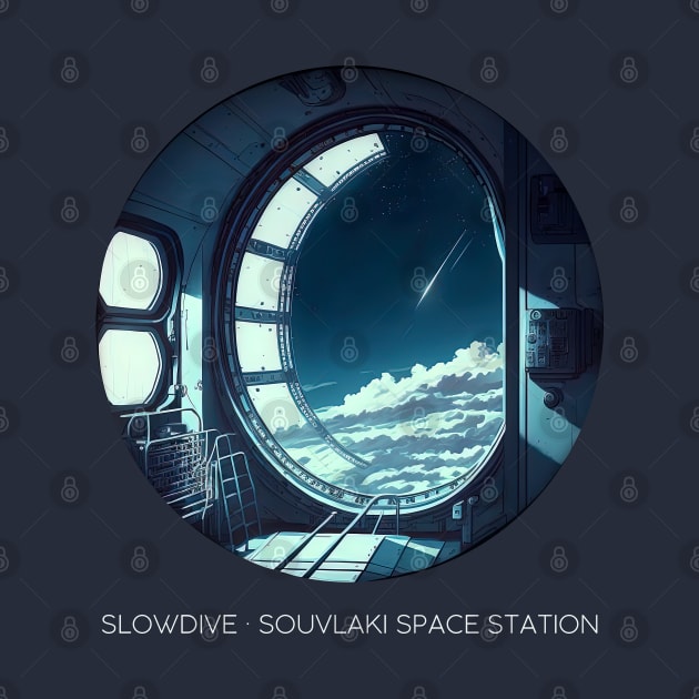 Slowdive  - Souvlaki Space Station - Retro Style Fan Design by unknown_pleasures