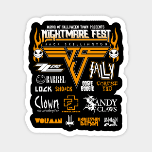 Nightmare Fest - Nightmare Before Music Magnet