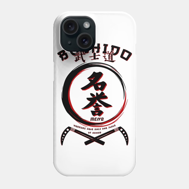 Seven Virtues of BUSHIDO - MEIYO - Martial Arts Kung-Fu T-Shirt Phone Case by 8 Fists of Tees