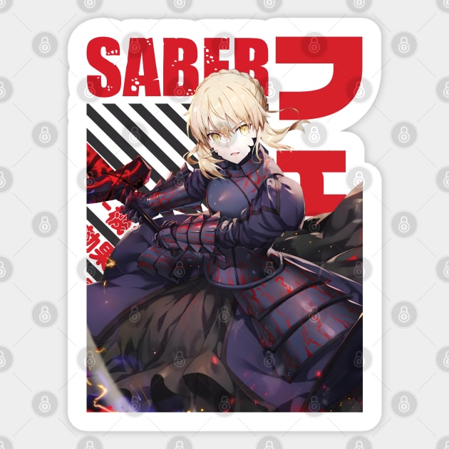 Fate - Saber Alter #01 - Saber Alter - Sticker | TeePublic