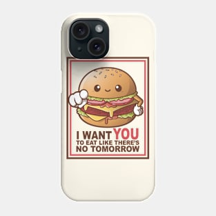 Hamburger sam Phone Case