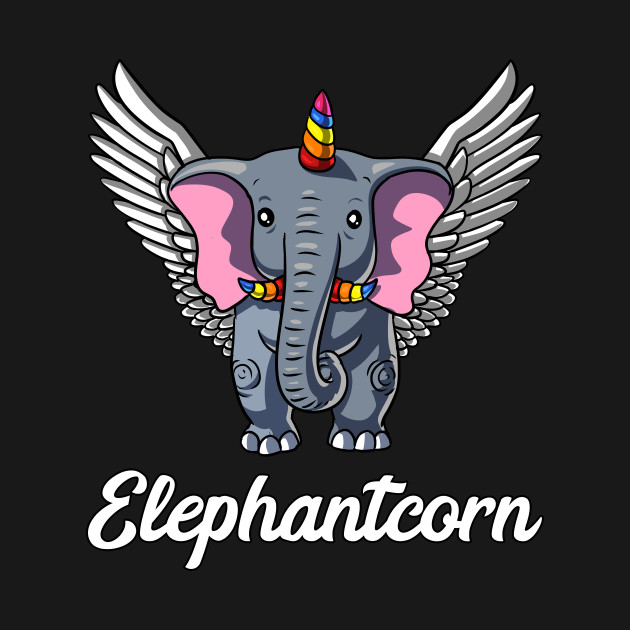 Elephant Unicorn Magical Funny Elephantcorn - Elephant Unicorn - T