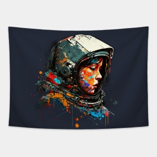 Ink Astronaut No. 1 Tapestry