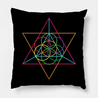 Triangular Color Sunshine Pillow