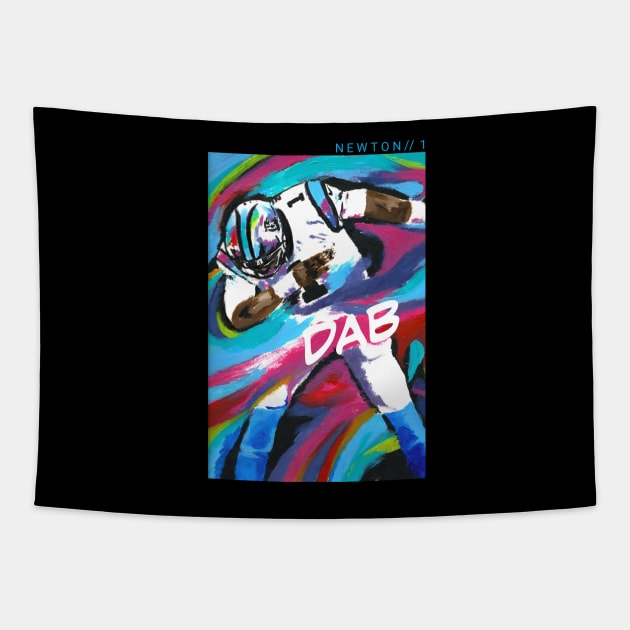 Cam Newton "Dab" Tapestry by ThePunkPanther