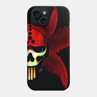 War Skull with Angelic Wings Phone Case
