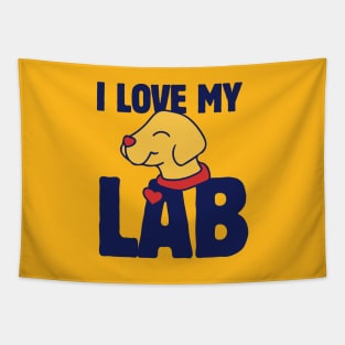 I love my Lab Tapestry