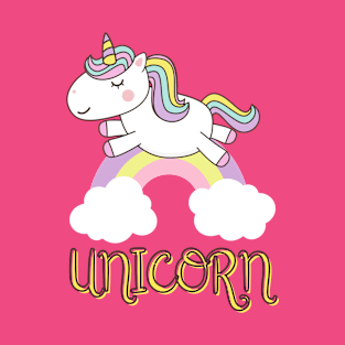 Cute Unicorn Rainbow Lover gift for kids T-Shirt