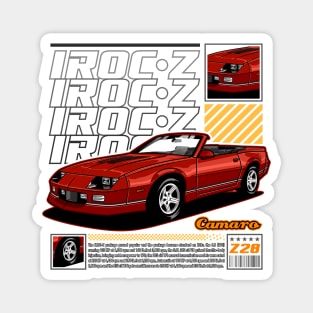 Camaro IROC-Z Convertible Magnet