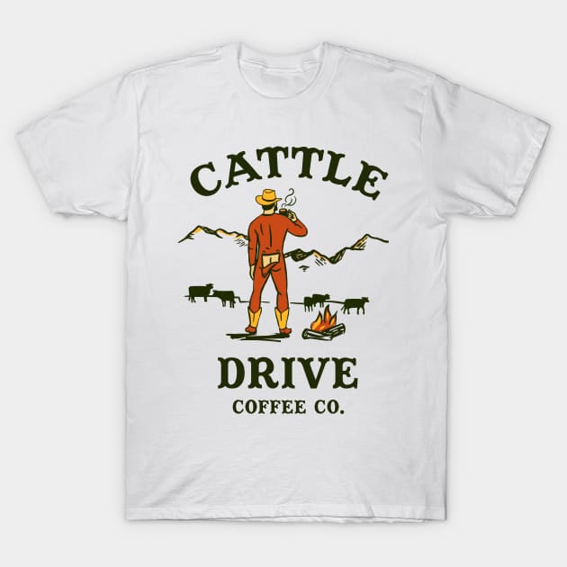 The Logo Tee - White - Drive Coffee Inc