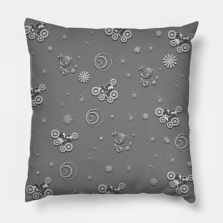 Gray hearted Pillow