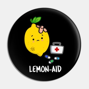 Lemon Aid Cute Lemon Pun Pin