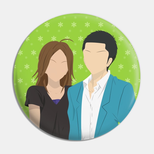 A Cute Couple Pin by Siderjacket