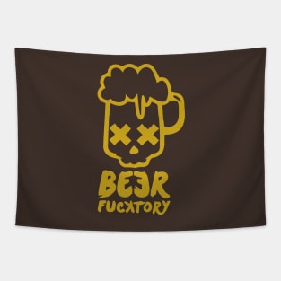 Beer fucktory gold Tapestry